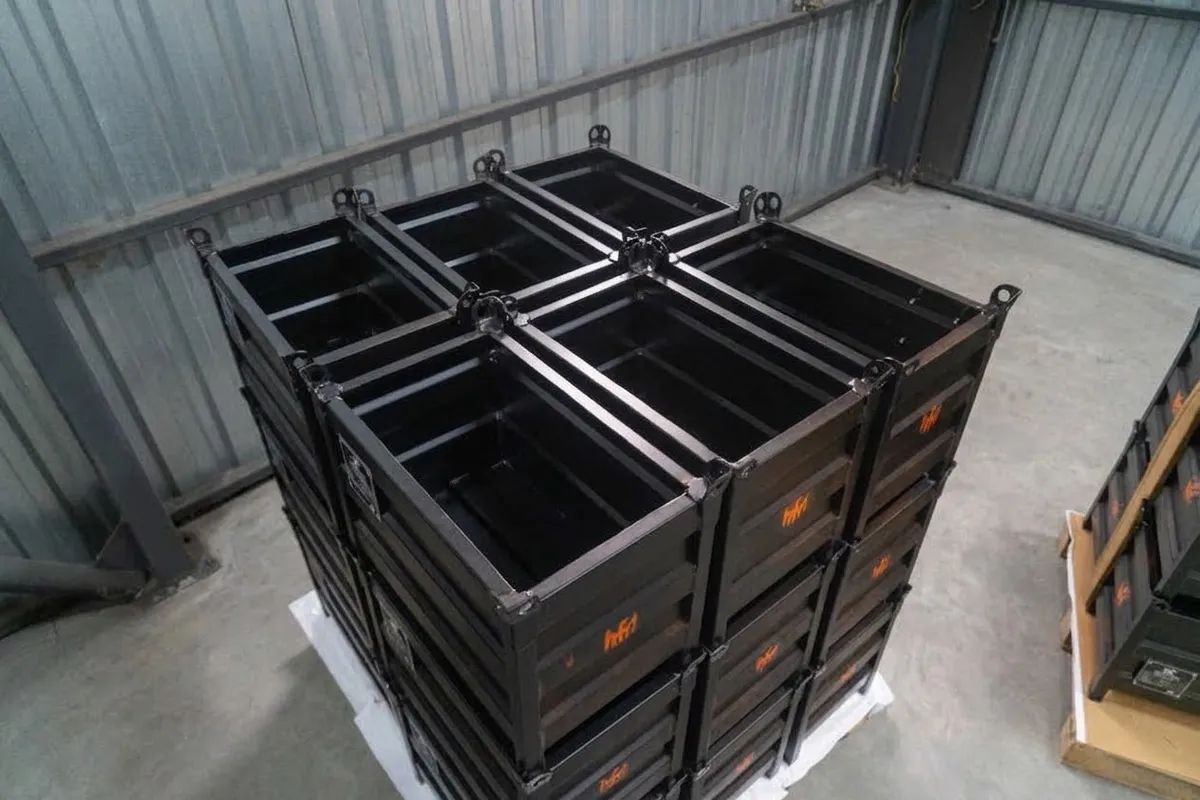 Stackable Steel Crate Manufacturing 4